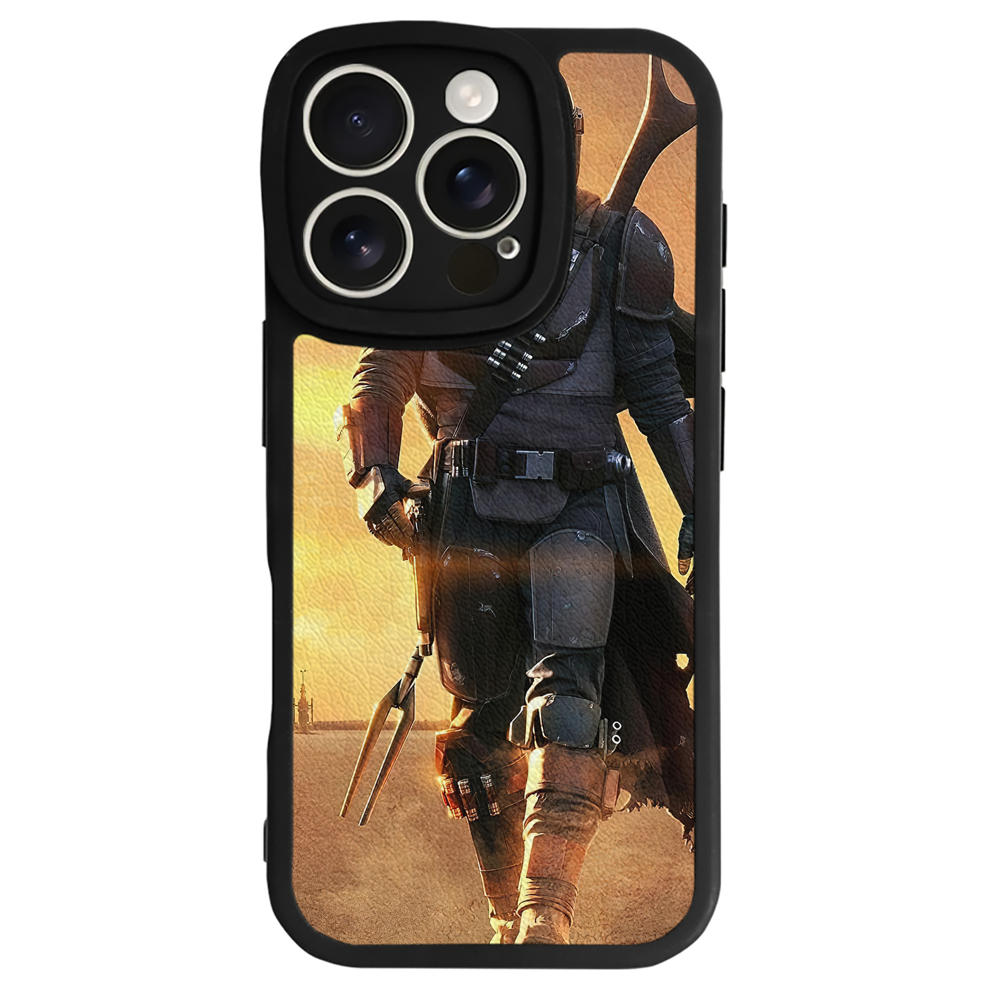 （画像用） スター・ウォーズ Star Wars 【iPhone 16シリーズ対応】シリコンスマホケース（レザー調） 材質：シリコン